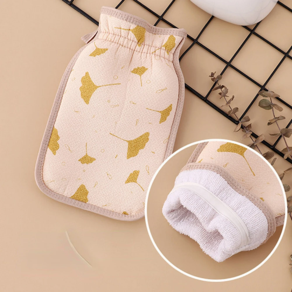 

1pc Rub Bath Towel Double-face Mud Bath Towel Finger Bath Gloves Shower Exfoliator Body Scrubber Scrub Skin Deep Clean Tool