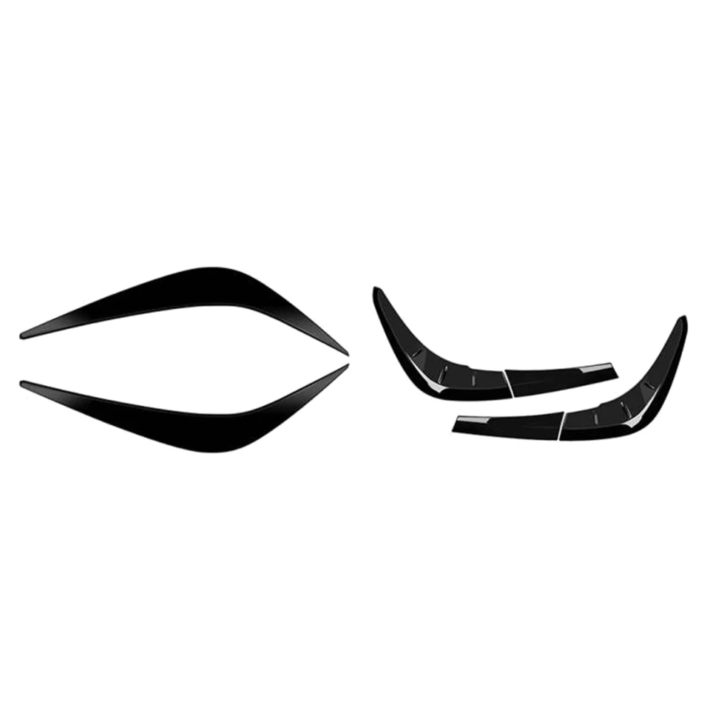 Передние фары автомобиля задний фонарь крышка для бровей отделка стиль спойлера