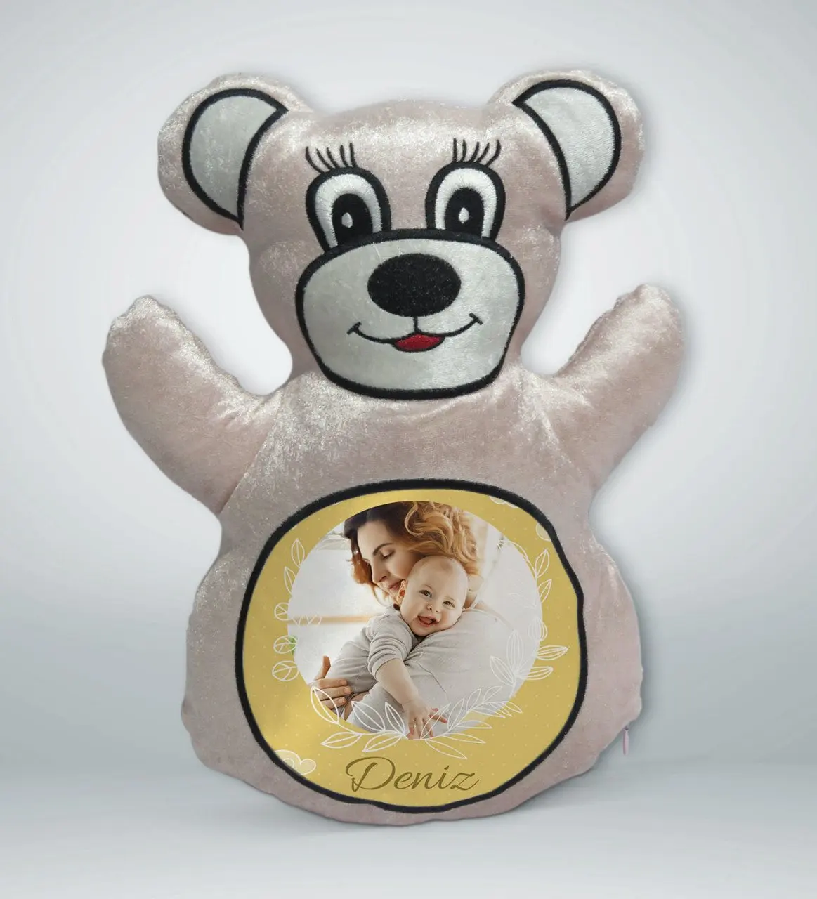 

Персонализированный это фото крем Тедди мишка yastekk-3