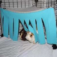 soft guinea pig house bed cage for hamster mini animal mice rat nest bed hamster house small pets product