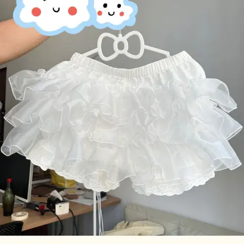 Лолита Kawaii мини-юбка из полиэстера