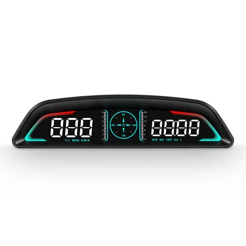 AD B3 OBD2 HUD Проекционный Дисплей Спидометр Автомобильный Тахометр С Датчиком Температуры Воды Вольтметр Расхода Топлива Ав...