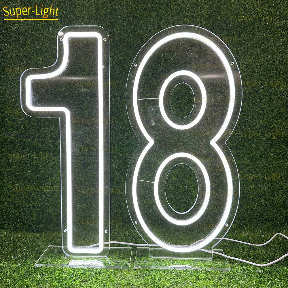 Неоновые вывески под заказ светодиодный Up Signs номер 1 Настенный декор для спальни