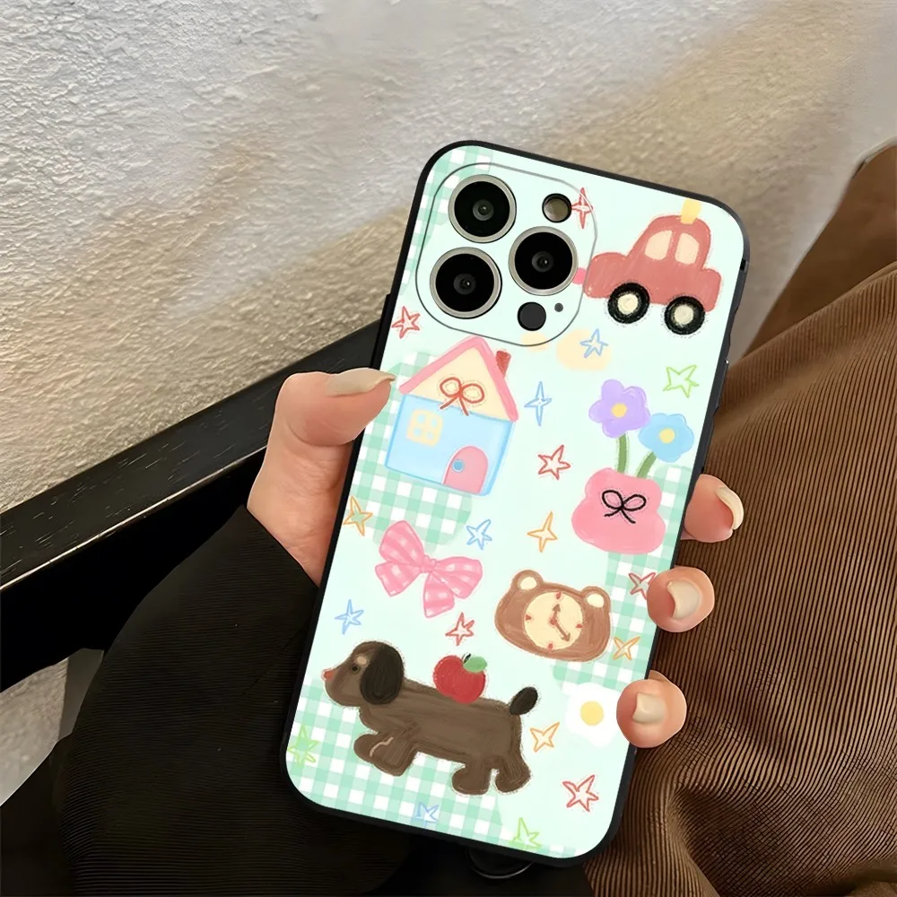 Чехол для телефона с таксой iphone 13ProMax 15 11 13 14 Pro Xs Max Mini Xr X 7 8 6 6s Plus