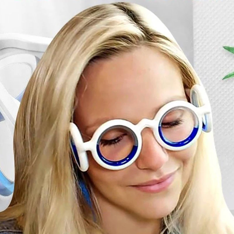 Очки против загрязнения без линз очки головокружения съемные легкие