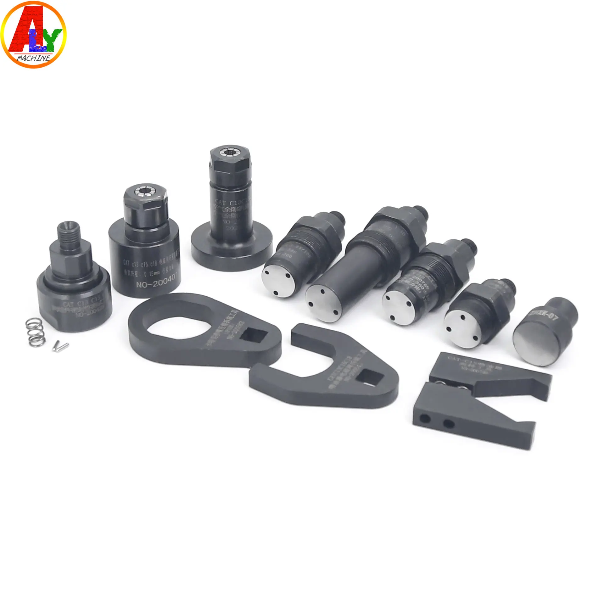 

10PCS EUI EUP Tool Diesel Injector Disassembly Dynamic Travel Measuring Clamp Fixture Tools for Cat C13 C15 C18