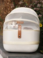 cat carrier bag dogs carriers backpack outdoor pet small cats shoulder bag breathable portable travel transparent bags for pets