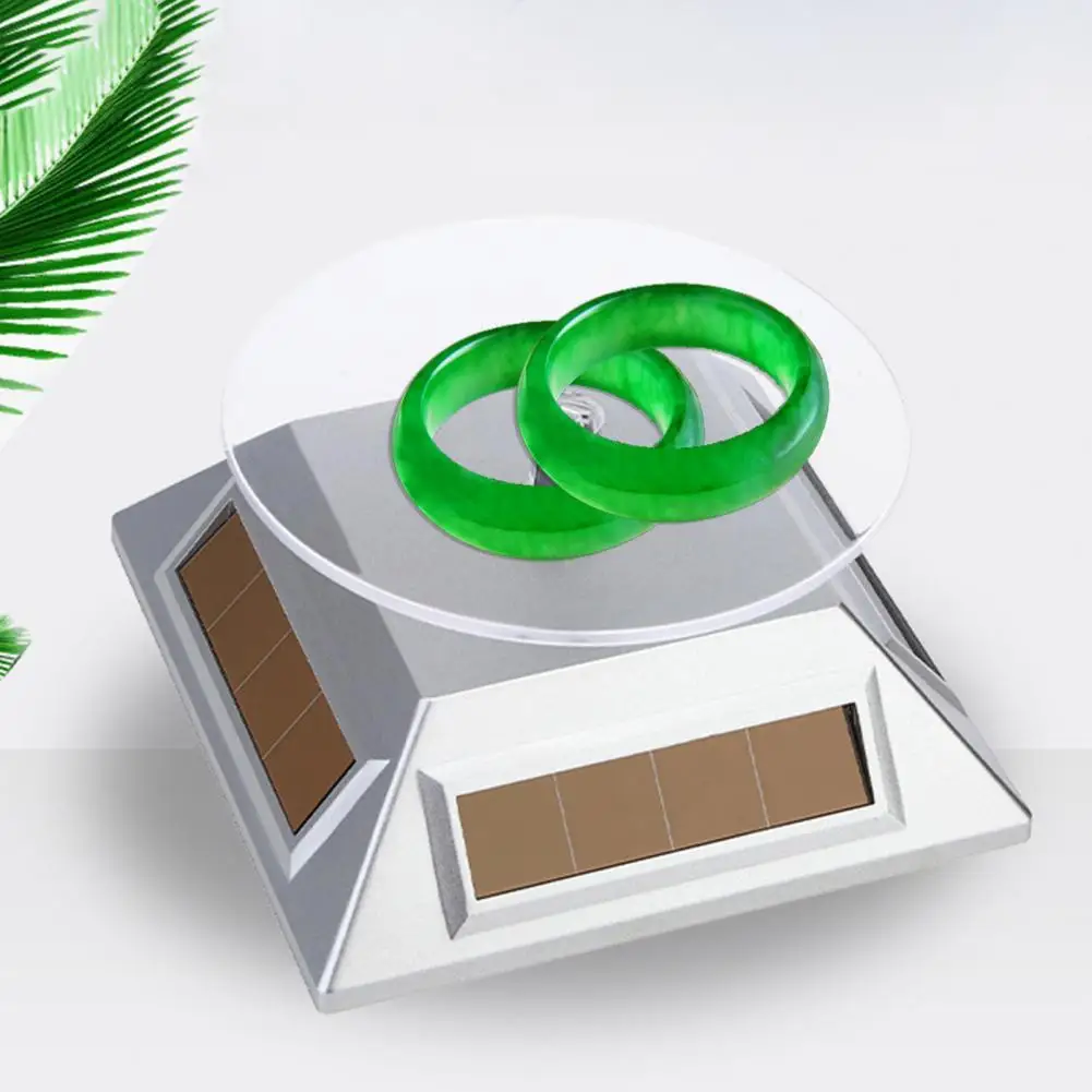 

Stable Special Not Easily Break Display Turntable Wear-resistant Solar Rotating Stand Electric for Showcase