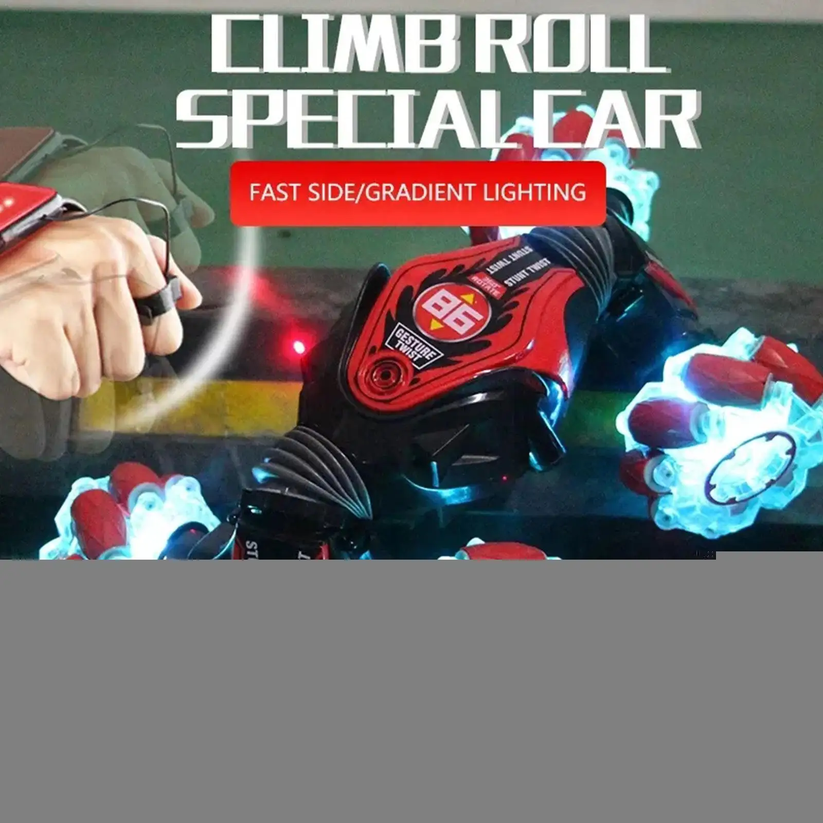 

4wd Rc Car Radio Gesture Induction Twist High Speed Vehicle Control Off Light Rc Model Drift Road With Toys Stunt Remo T0w3