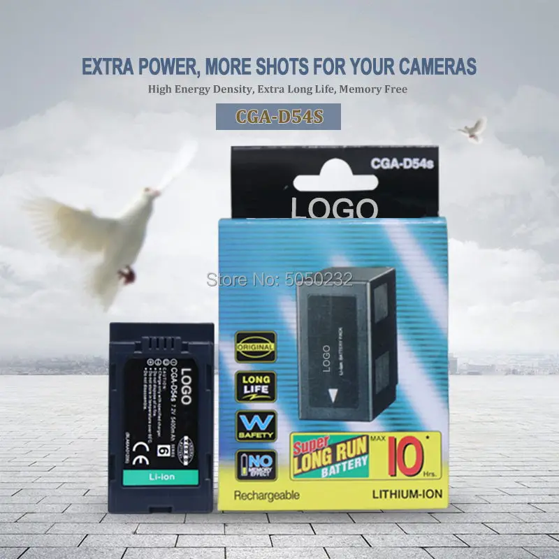 

Долговечная батарея для камеры 7,2 в 5400 мАч