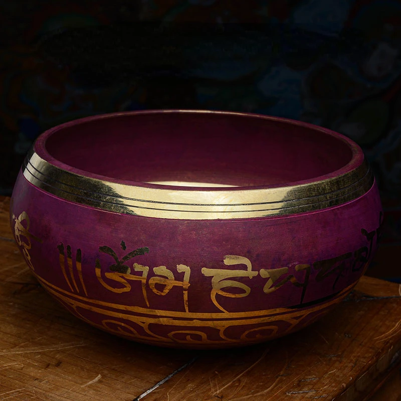 Buddha Chakra Singing Bowl Set Stick Medical Coloring Ritual Bowl Halloween Meditation Sound Healing Tazones Musical Instruments enlarge