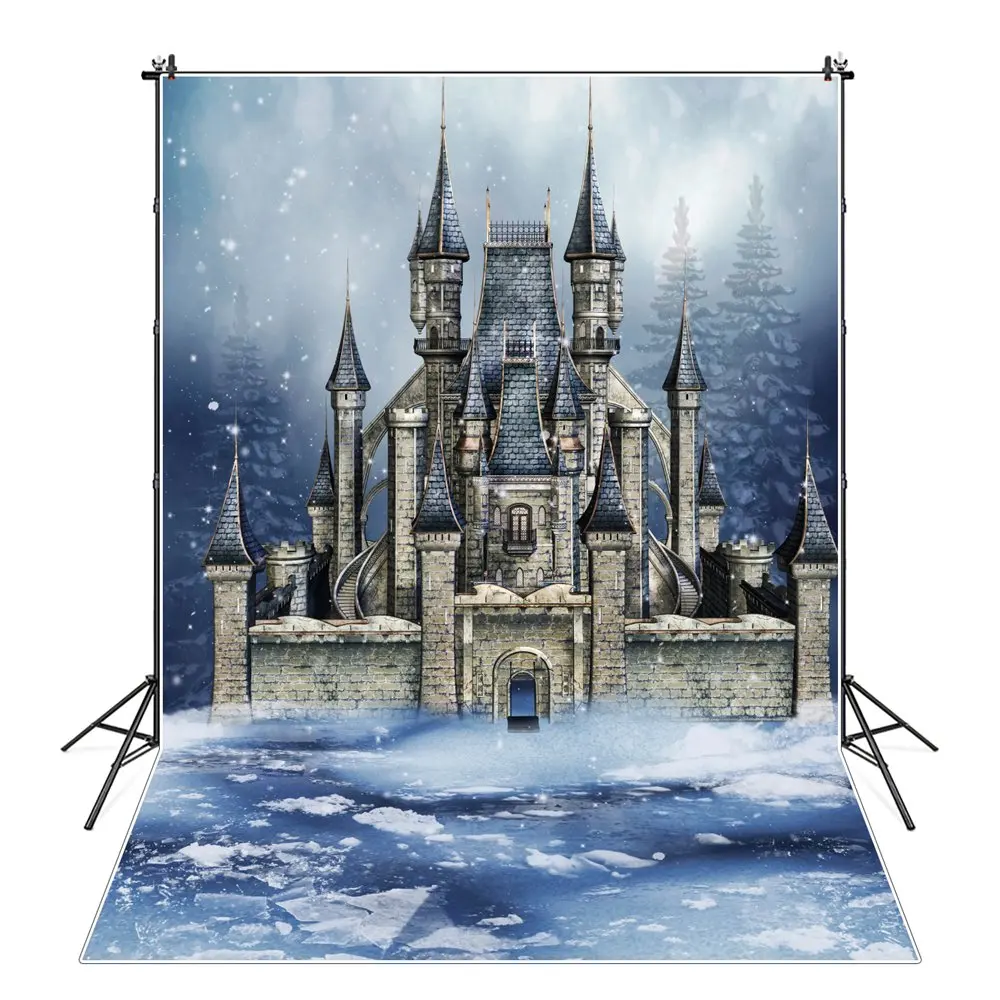 

Fairytable Frozen Castle Baby Portrait Photography Background Child Photozone Photocall Photographic Backdrops For Photo Studio