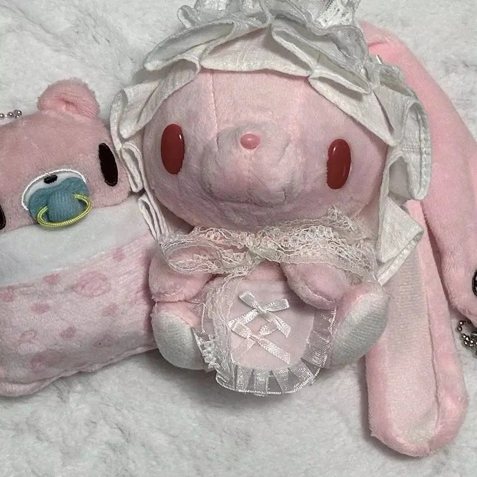 Милый кулон-подвеска Gloomy Bear Rabbit Pink Bear в сидячей позе, базовый аксессуар для сумки, брелок, украшение, подарок (art.: 3920dabcee516) - 3920dabcee516