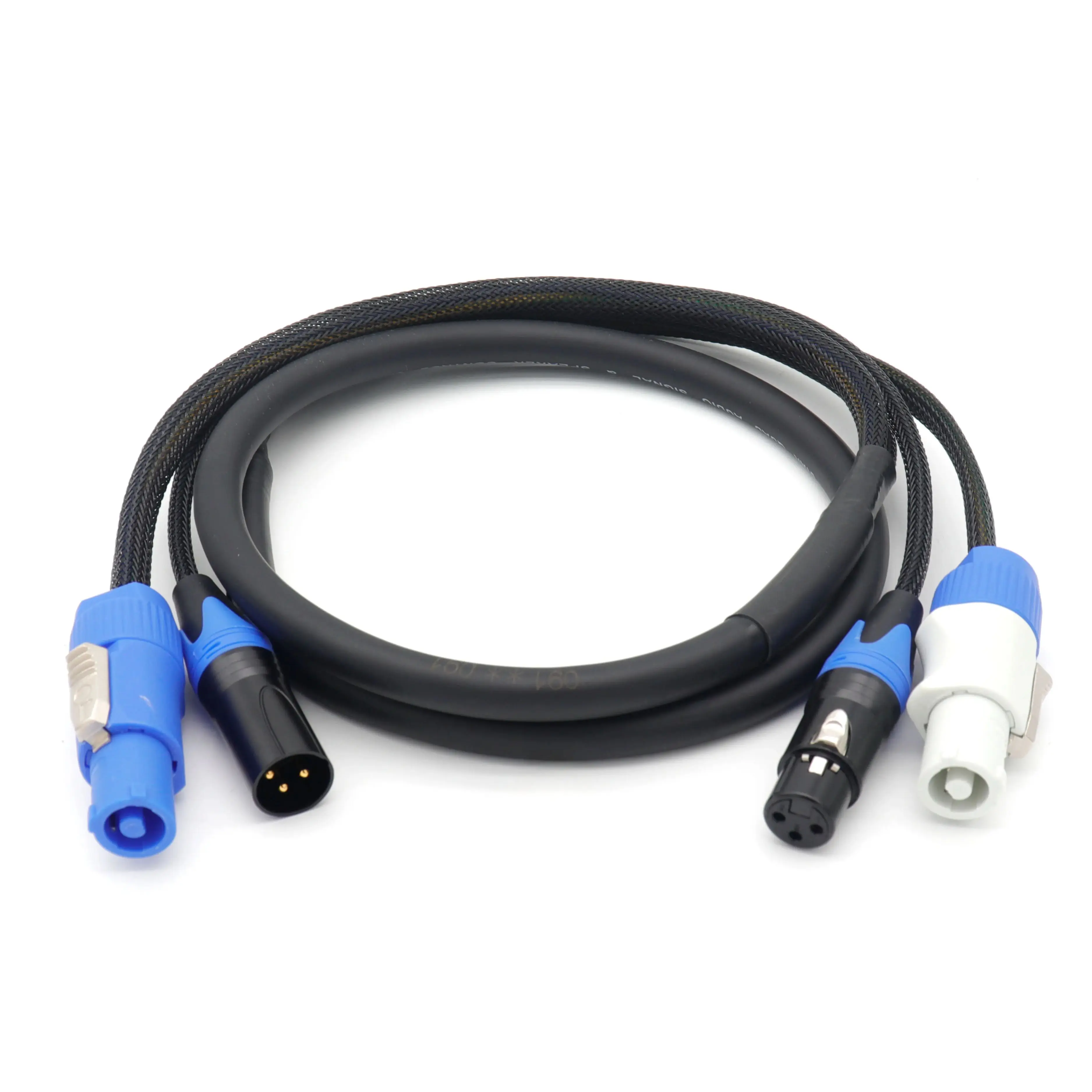 

Powercon XLR DMX кабель для сцены
