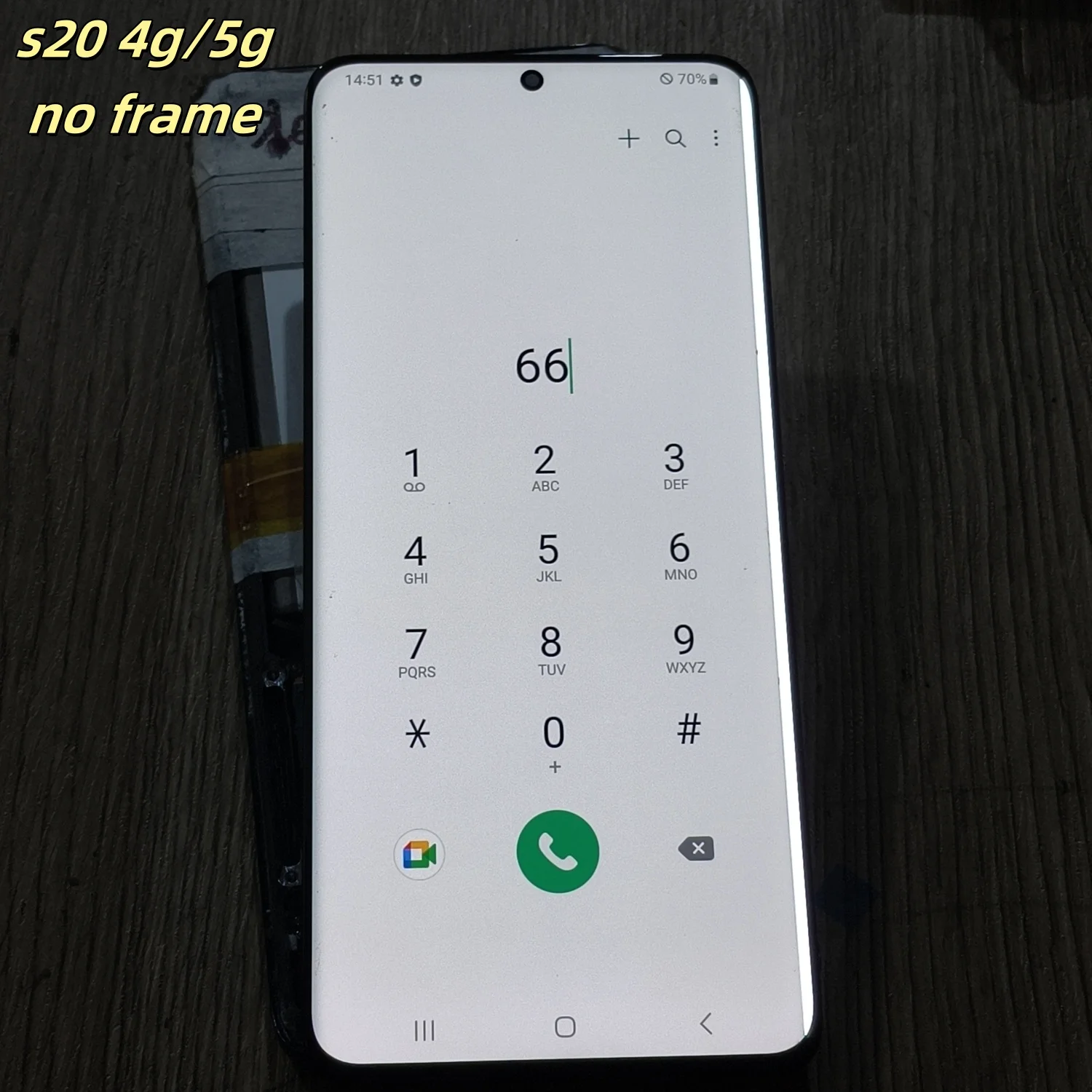 Фото Pop 6,2 дюйма 120 Гц AMOLED с точечной линией для Samsung S20 G980 G980U G980F/DS G981 G981F G981U G981D/S Замена сенсорного экрана №5