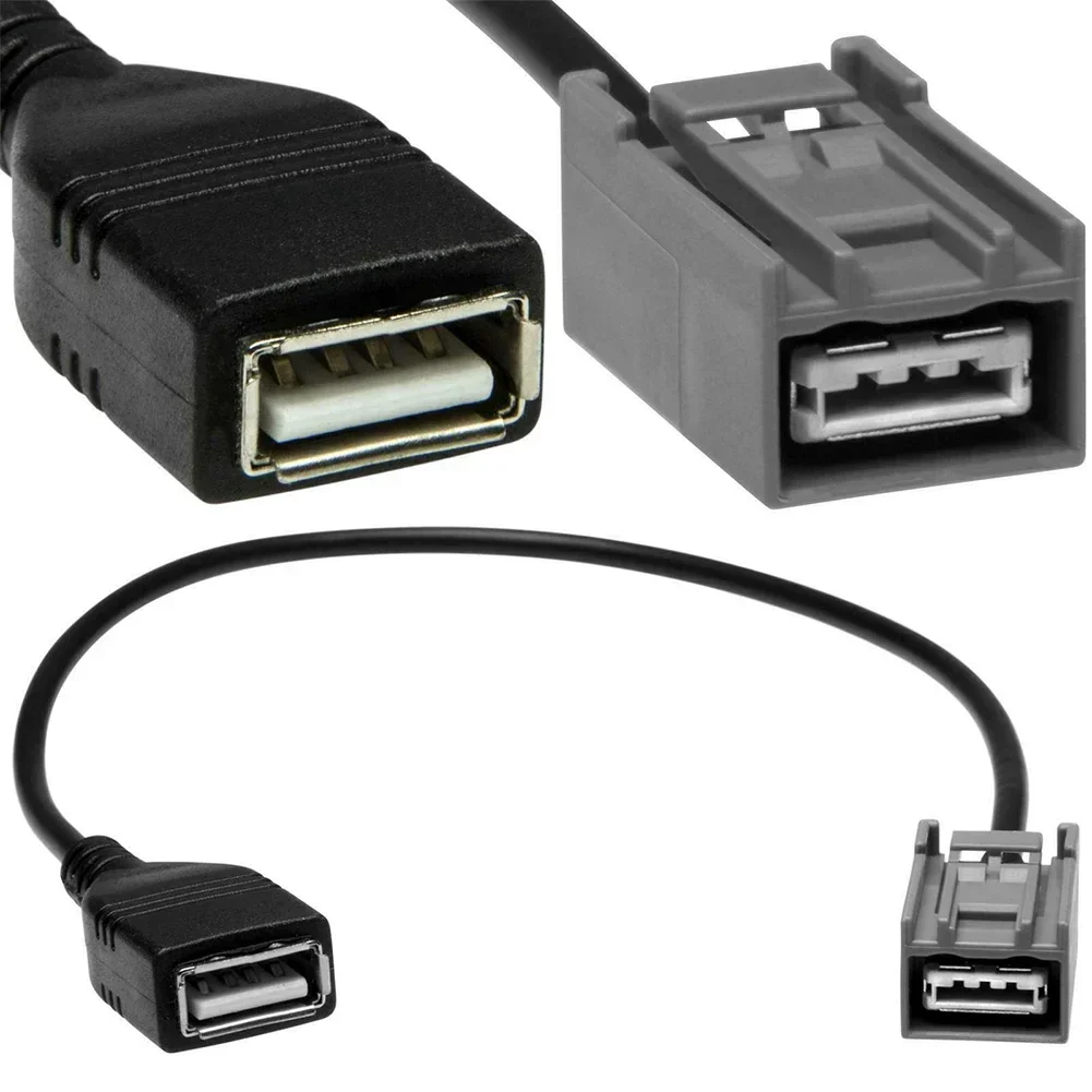 

AUX USB-разъемный кабель-адаптер для Honda/Civic/Fit 2008, и далее, установленный на колесиках U-диск, преобразование данных, автомобильные аксессуары