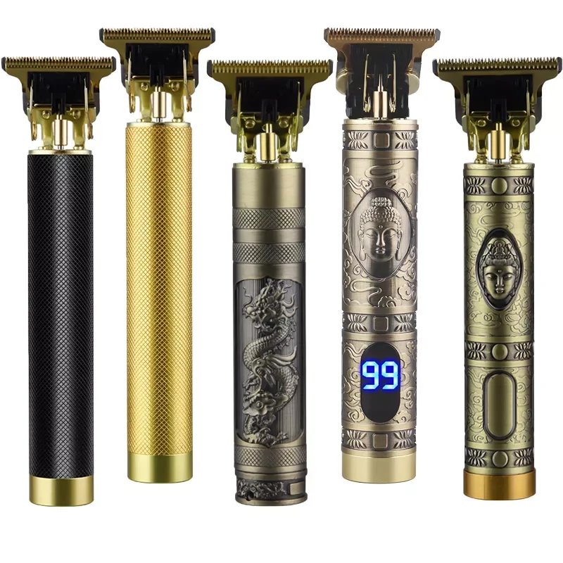 

T9 hair trimmer Barber Haircut Rechargeable hair Clipper Cordless Men Hair Cutting Machine Beard trimmer 0mm razor shaver