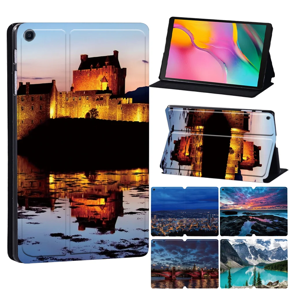 

For Samsung Galaxy Tab A7 10.4 T500 A7 T220 Cover for Tab A8 10.5 X200 S5E 10.1 T510 for Galaxy S6 Lite P610 Case View Series