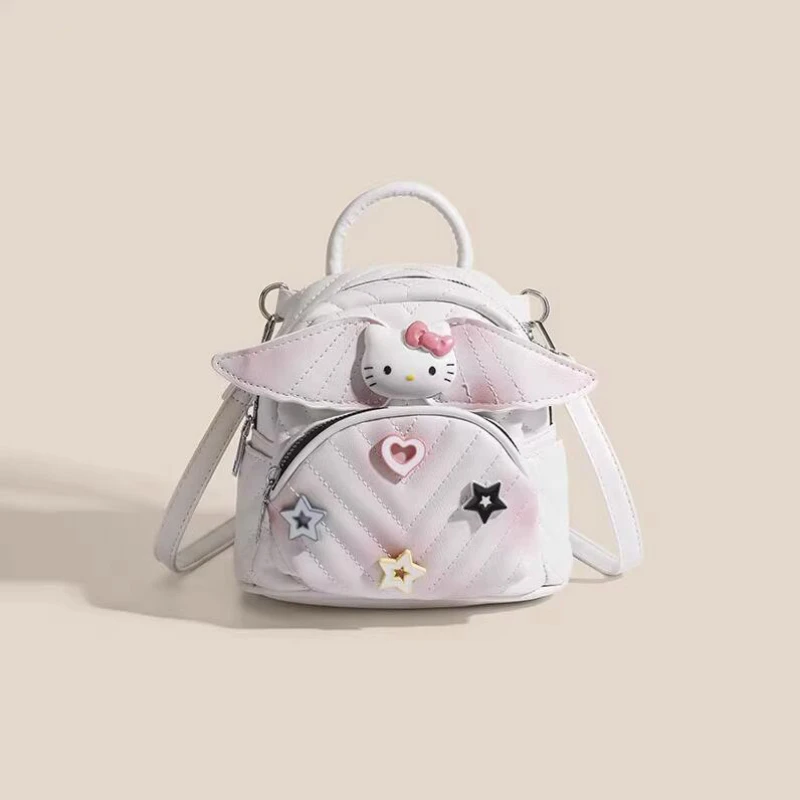 

Sanrio Hello Kitty Backpacks Anime Figures Kawaii Portable Bags Fashion Cartoon Shoulder Bags Travel Leiture Handbags Girl Gifts