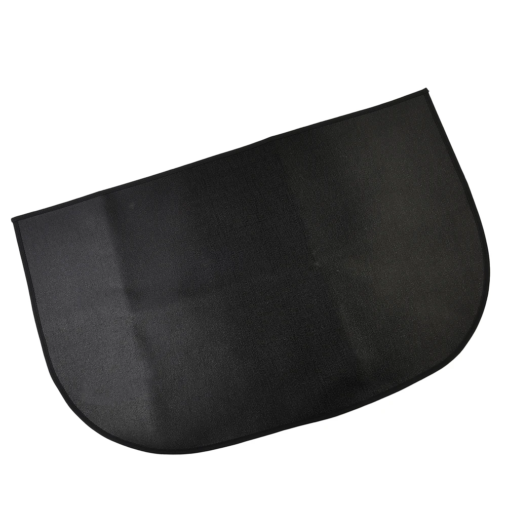 

Outdoor Deck Floor Fireproof Protector Pad Silicone Fiberglass Flame Retardant Protective Mat For Indoor Fireplaces Black