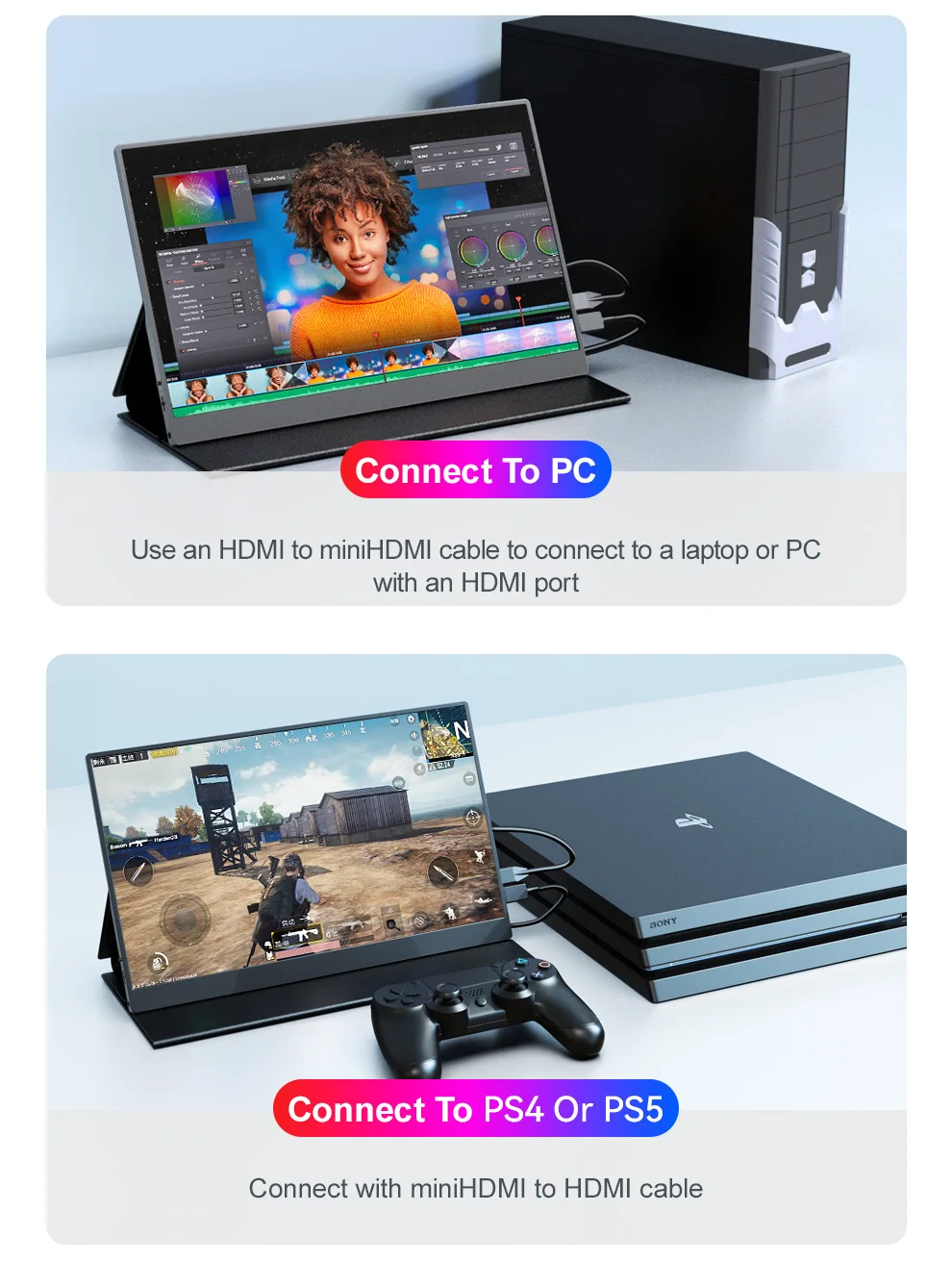 Портативный монитор XOWIN DISPLAY QLED 15 6 дюйма