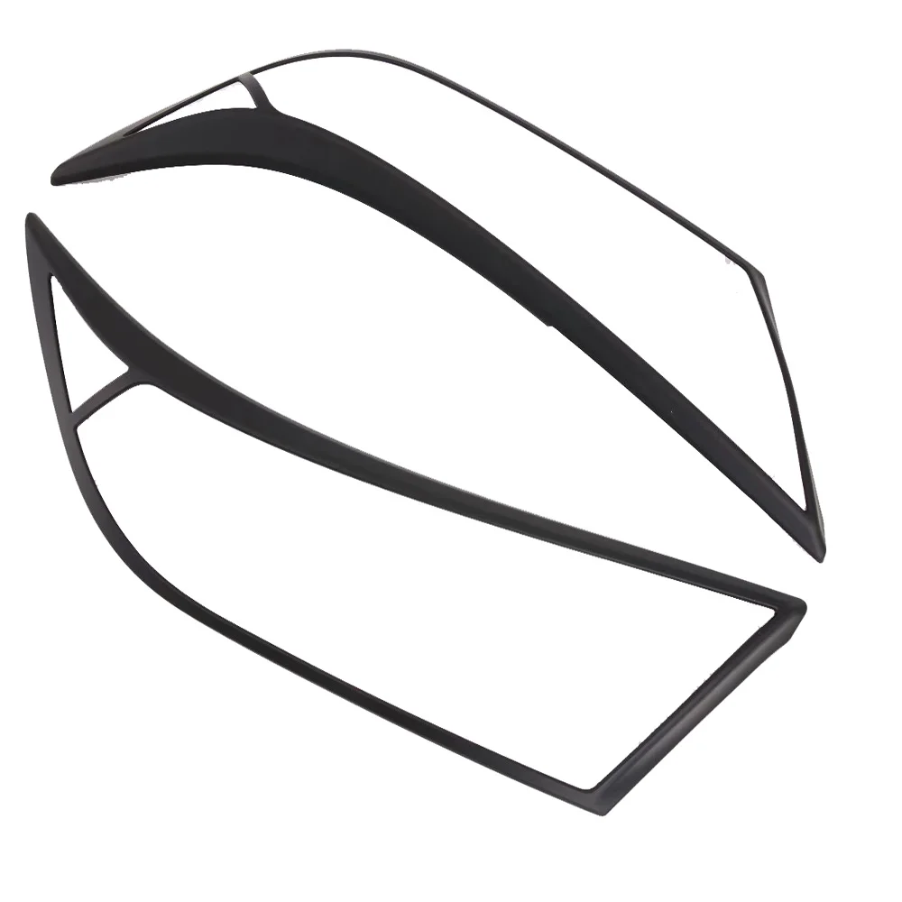 

Для Toyota RAV4 2019 2020 2021 2022 2023 ABS углеродное волокно, крышка автомобильной фары, накладка на переднюю фару, полоса света, рамка фары