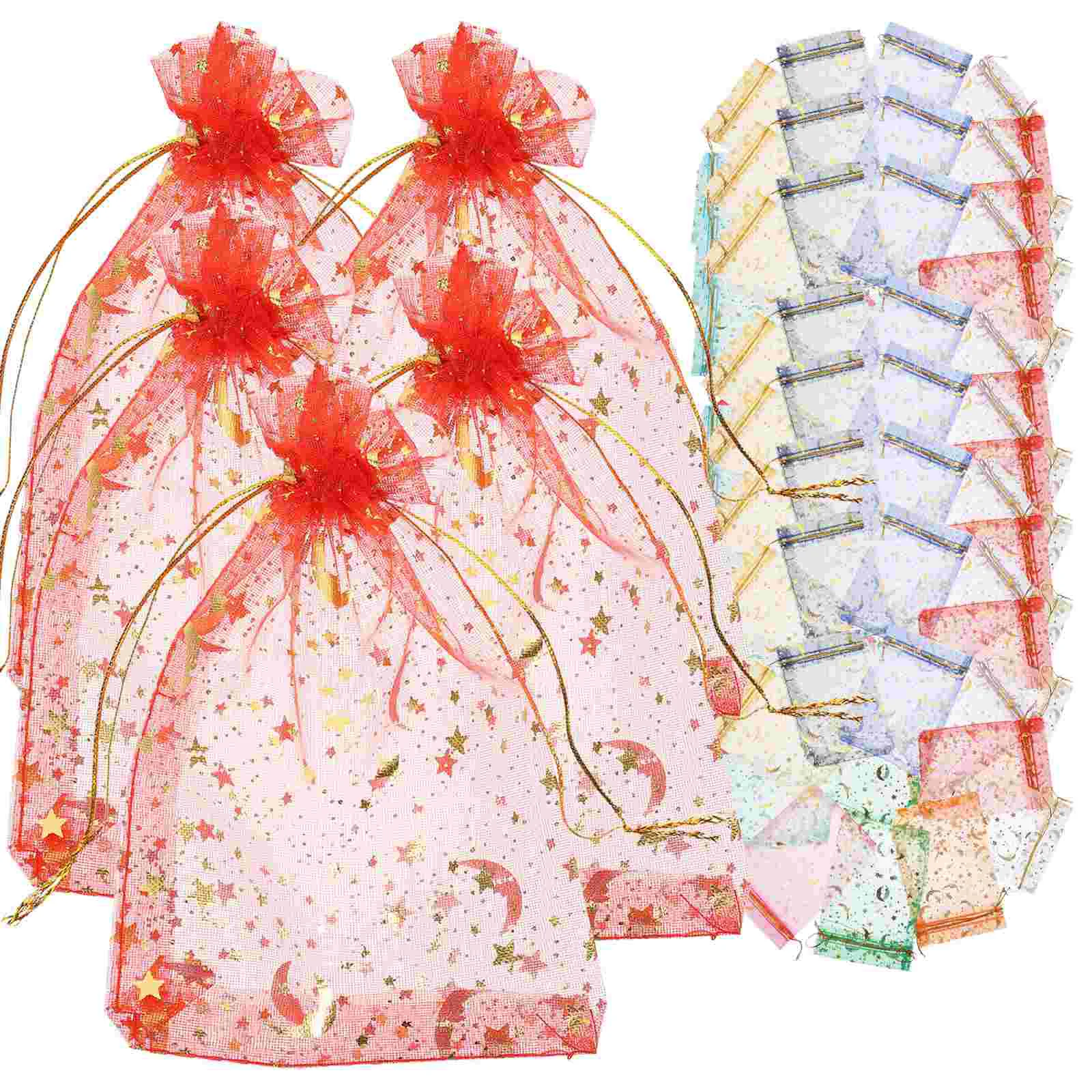 

Bags Drawstring Candy Gift Organza Bag Jewelry Pouch Pouches Party Wedding Favor Mesh Small Storage Net Favors Goodies Jewellery