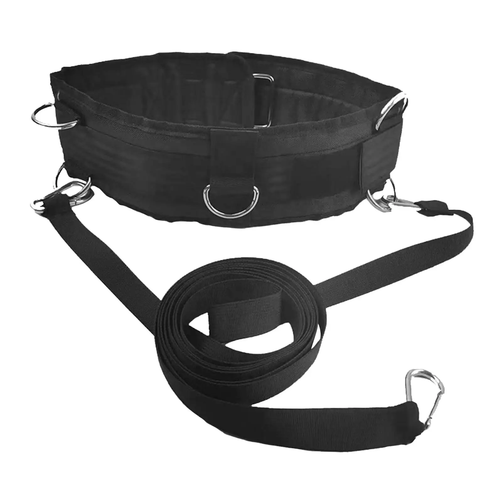 Регулируемый прочный черный ремень