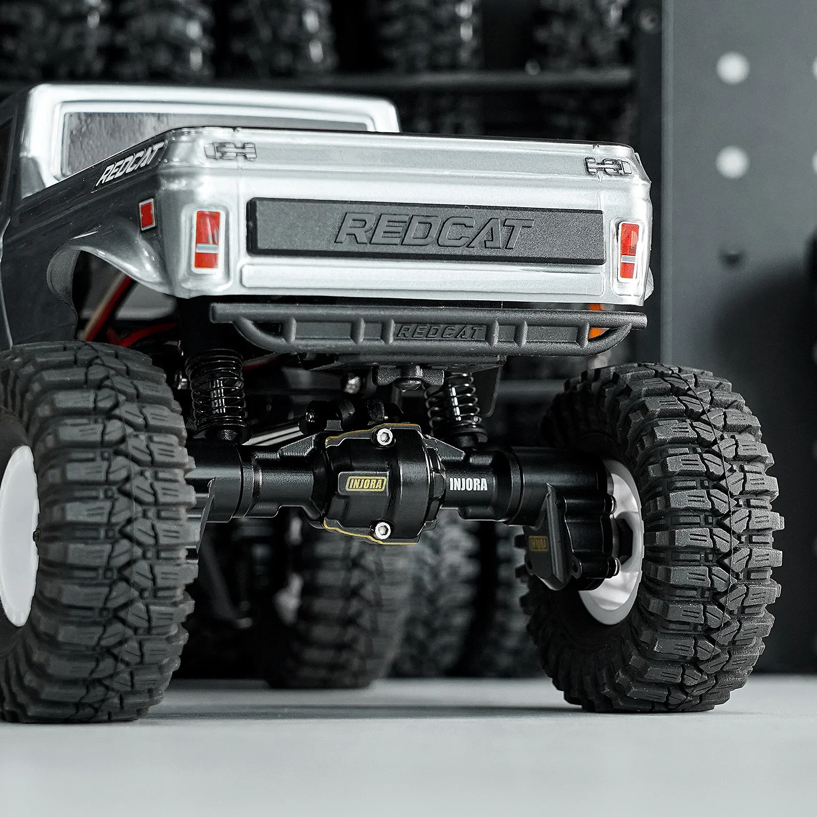 Полные портальные оси из латуни и алюминия для 1/18 RC Crawler Redcat Ascent-18 обновленная