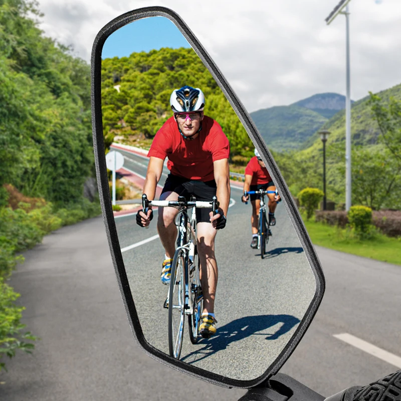 

NEW Bicycle Rearview Mirror Adjustable Acrylic Mirror Foldable Bicycle Equipment ZJ55 Cycling
