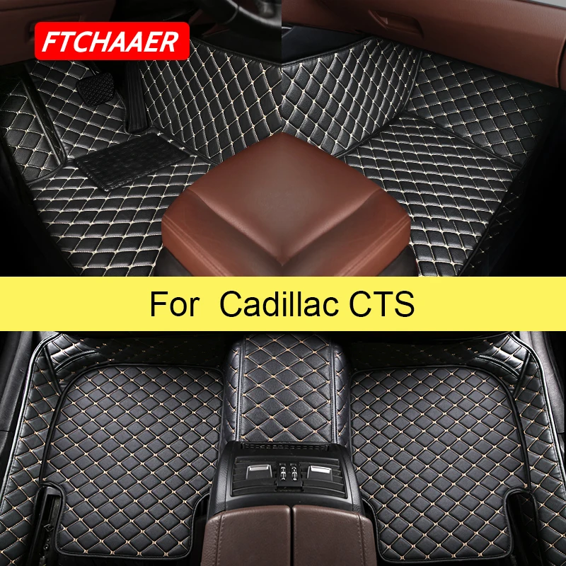 

FTCHAAER автомобильные коврики для Cadillac CTS, аксессуары для стоп, коврики