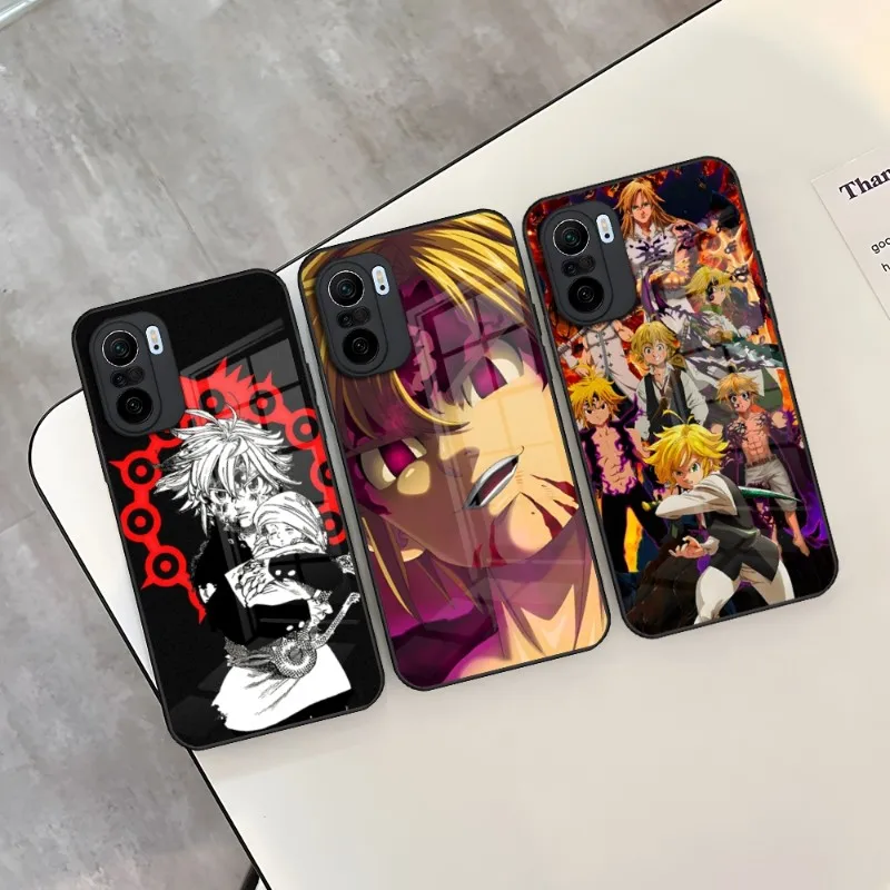 

Meliodas Anime Phone Case Glass For Xiaomi 13 11 11T 12X 10 12Pro Lite Poco F3 Redmi Note 10 9 8 Pro 9T 9A X3Pro Coque