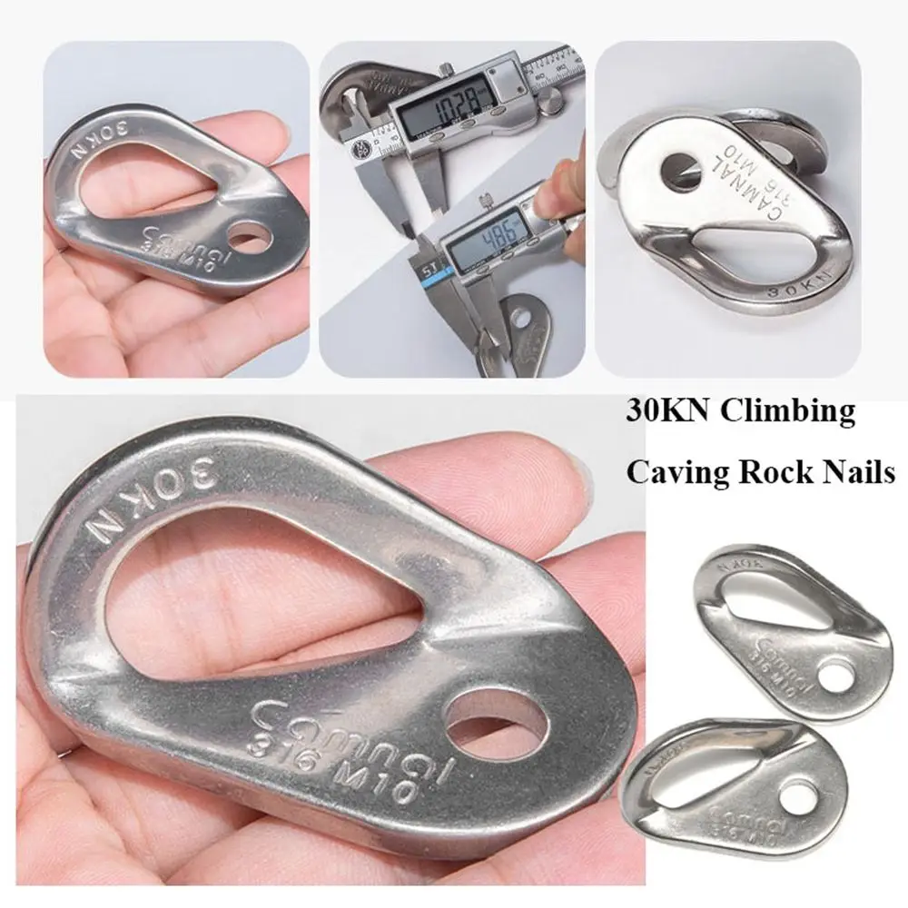 

Качественный уличный инструмент из нержавеющей стали 316 M10, 30 кН, подвесной инструмент для скалолазания, маятниковые гвозди, подвесной шист