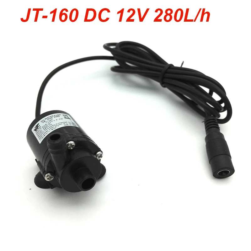 JT-160 DC 12V 280L/h Micro aquarium submersible water pump Fish Tank Pump