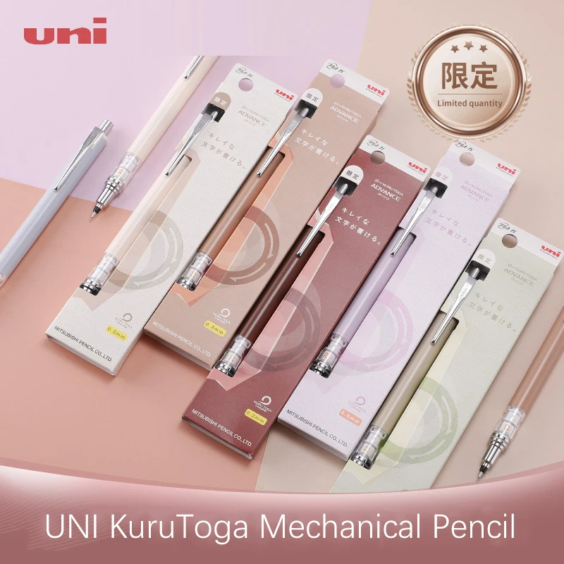 

UNI KuruToga Mechanical Pencil Limited Edition M5-559 0.3mm/0.5mm Automatic Rotation Pencil Cute Stationery Supplies