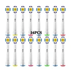 Сменные головки EB18 3D для электрической зубной щетки Oral B Vitality P9400, P9000, P3000, P5000, P8000, P5000