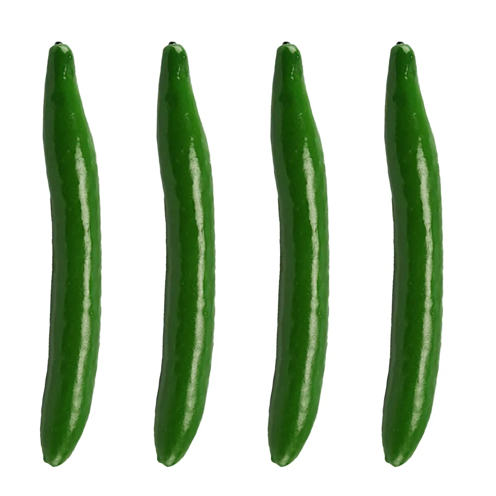 

Cucumber Vegetable Fake Artificial Model Fruits Props Toys Food Realistic Teaching Kids Toy Lifelike Photo Decorative Set Prop