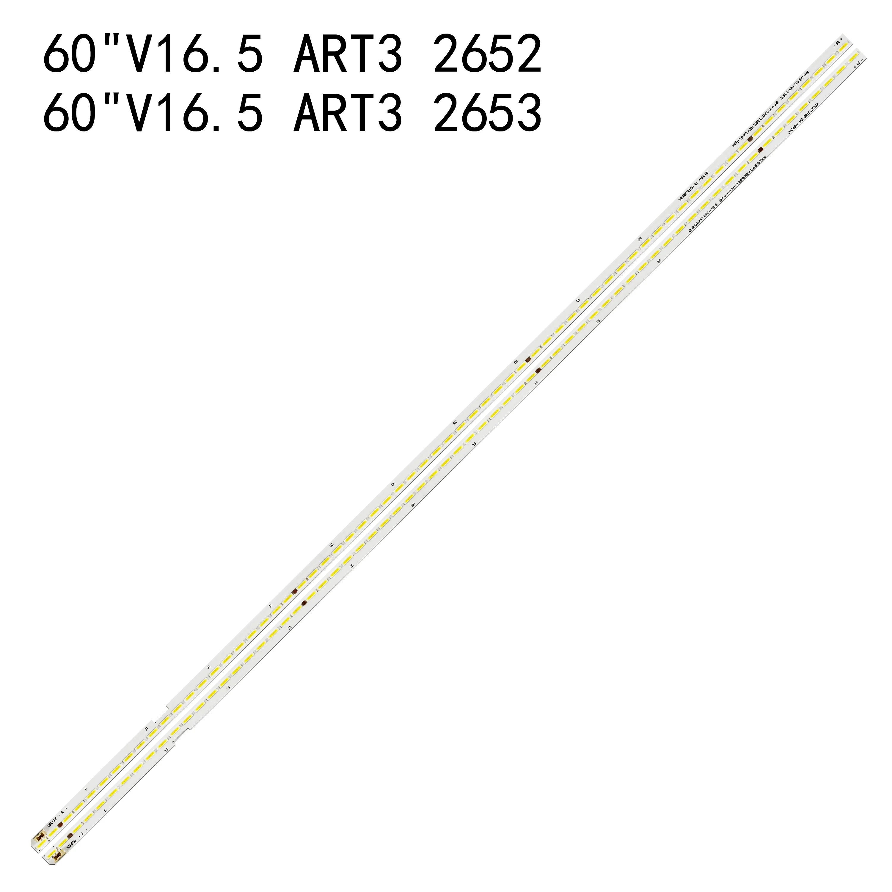 2 шт./компл. светодиодная лента для LG 60UH615T 60UH6150 60UH6090 60UH625V 60UH6035 60UH615A 6922L-0147A 401-1 402-1