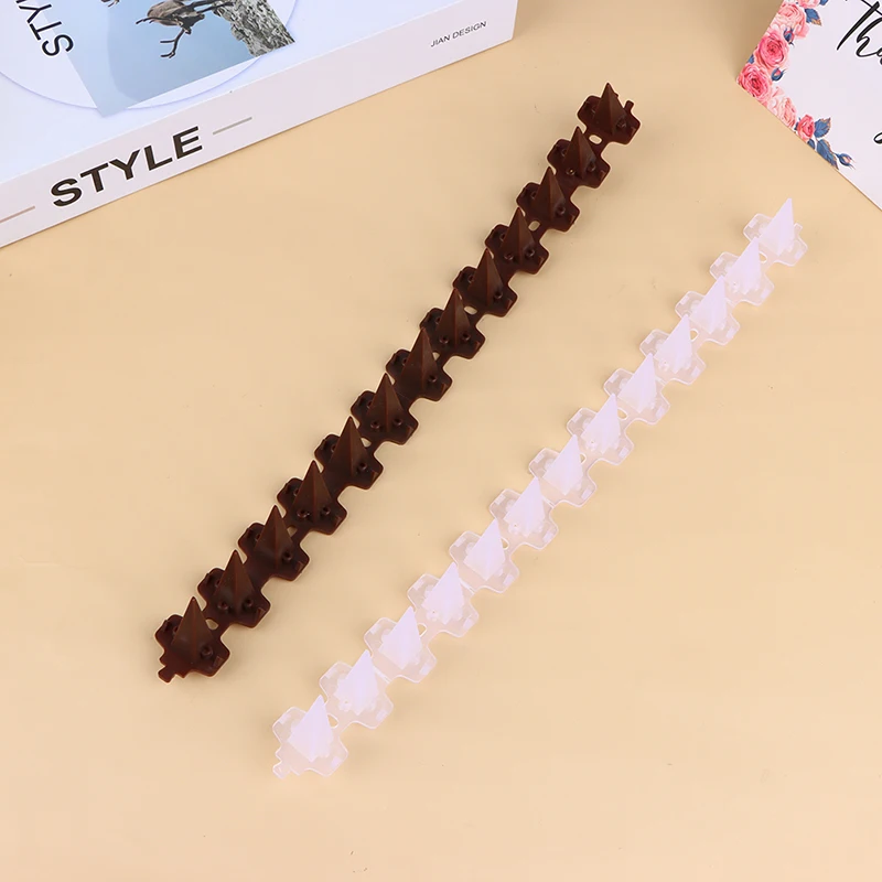 

1pc Fence Wall Spikes Animal Repellent Plastic Anti Pigeon Deterrent For Garden Outdoor Security Fences Invader Bird Spikes