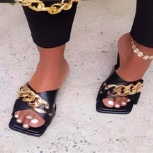 Women Sandals Style Summer Shoes for Women Flat Sandals Rubber Shoes 2022 Leather Slides Plus Size 36·43 Soulier Femme