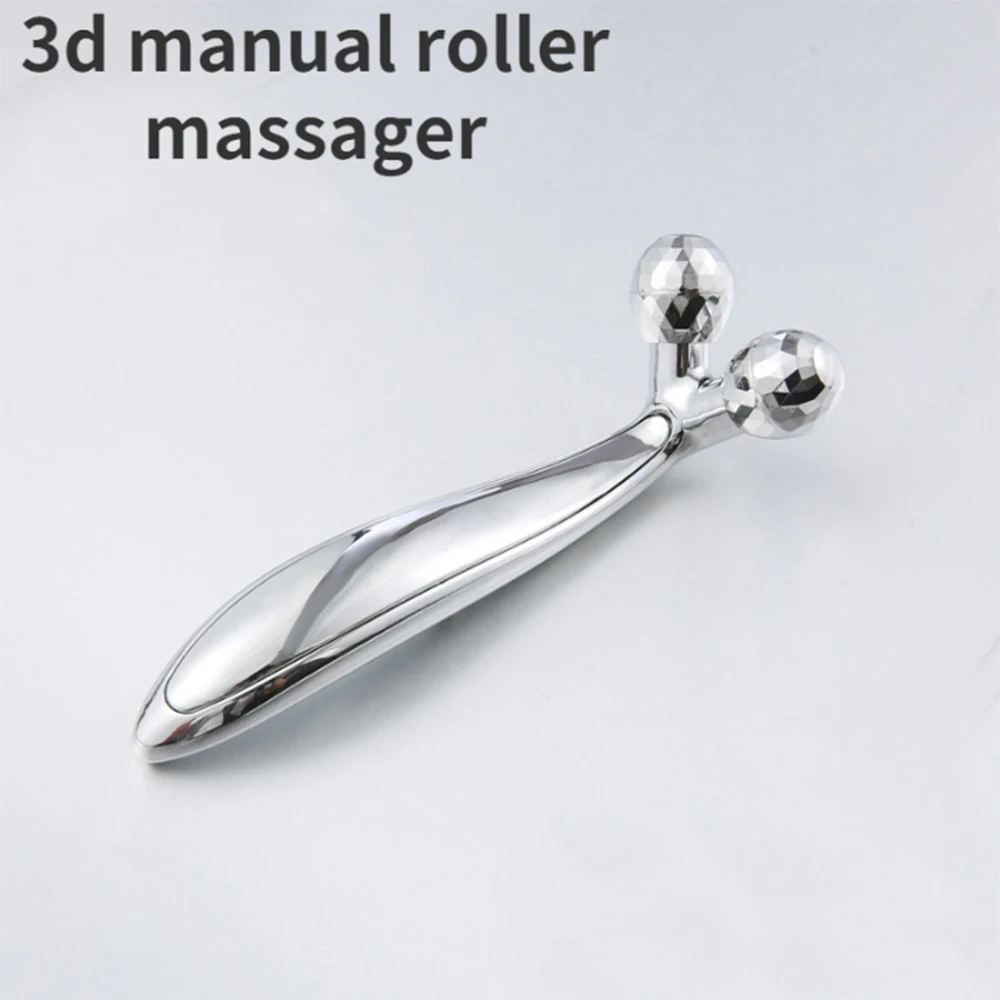 

Роликовый 3D массажер для подтяжки кожи лица, вращающийся на 360 градусов роликовый массажер для тонкого лица, Y-образный