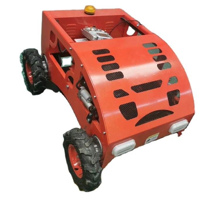 DIY Zero turn remote control Robot Gas Lawn Mowers with the snow plow blade to Canada USA Europe