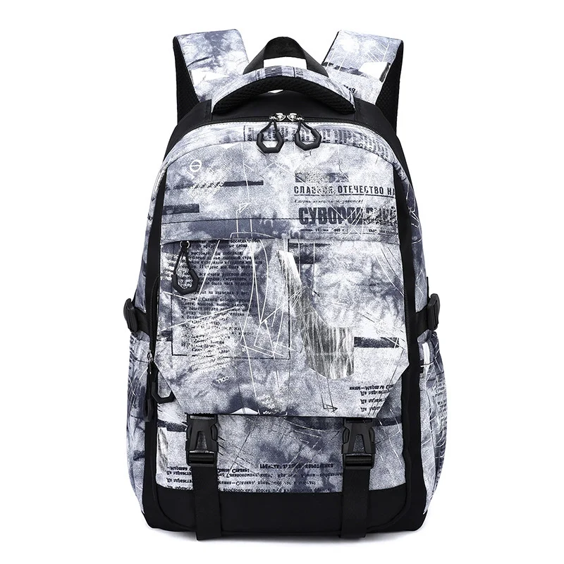 

2024 new fashion doodle school bag A popular backpack for middle students large capacity laptop kids bags
