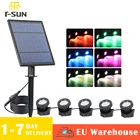 RGB-светильник на солнечной батарее, 12T-SUN, 35, IP65, для сада, дорожки, бассейна, подводный светильник
