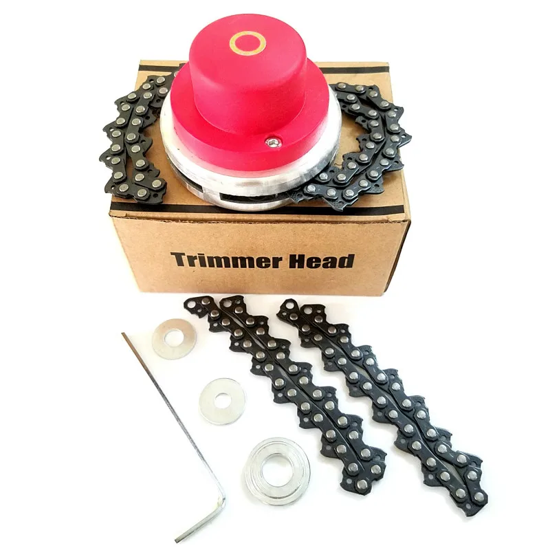 

Universal Trimmer Head Coil Chain Brushcutter Garden Grass with Thickening for Lawn Mower Tools Part