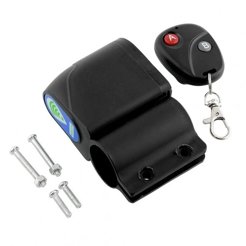 Smart Wireless Remote Control Bike Bicycle Alarm Siren Shock Vibration Sensor Cycling Lock Anti-Theft Guard Burglar Alarm