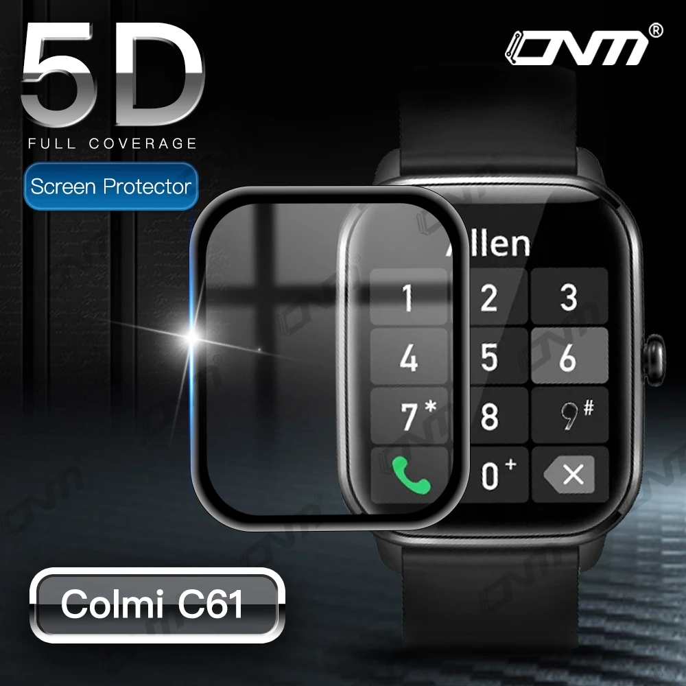 

5D мягкая защитная пленка для экрана Colmi C61 Защита от царапин для Colmi C61 аксессуары для умных часов не стекло