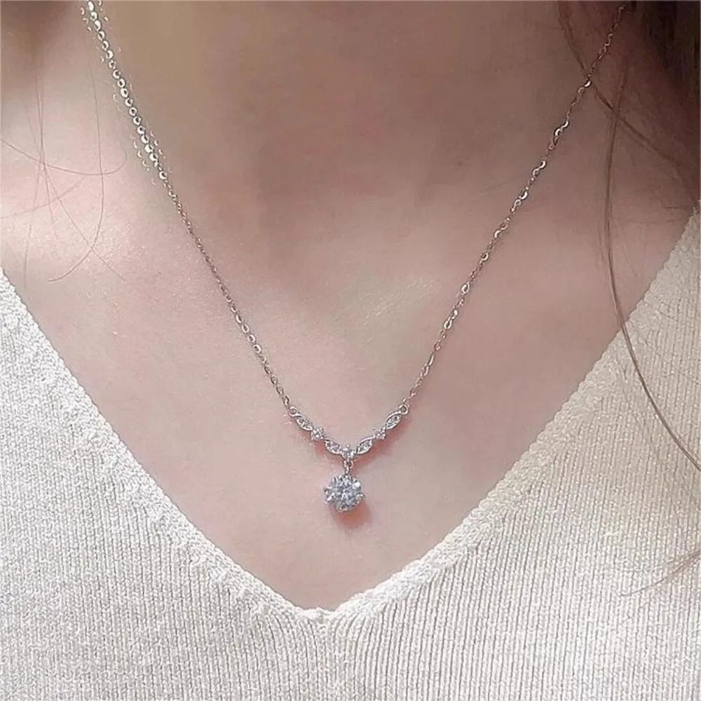 Бриллиантовое персонализированное яркое ожерелье новая модель подвеска в виде