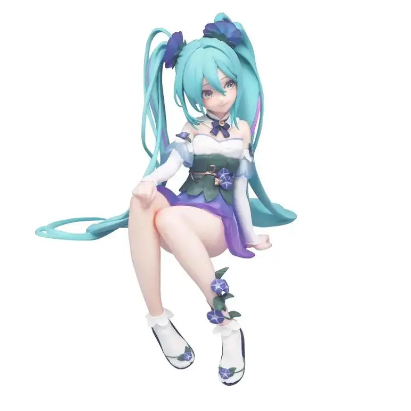 

Hatsune Miku Сказочный цветок Утренней славы 14 см FuRyu модель коллекционные аниме игрушки для экшн-игр Декор лапша стопор подарок предварительная продажа