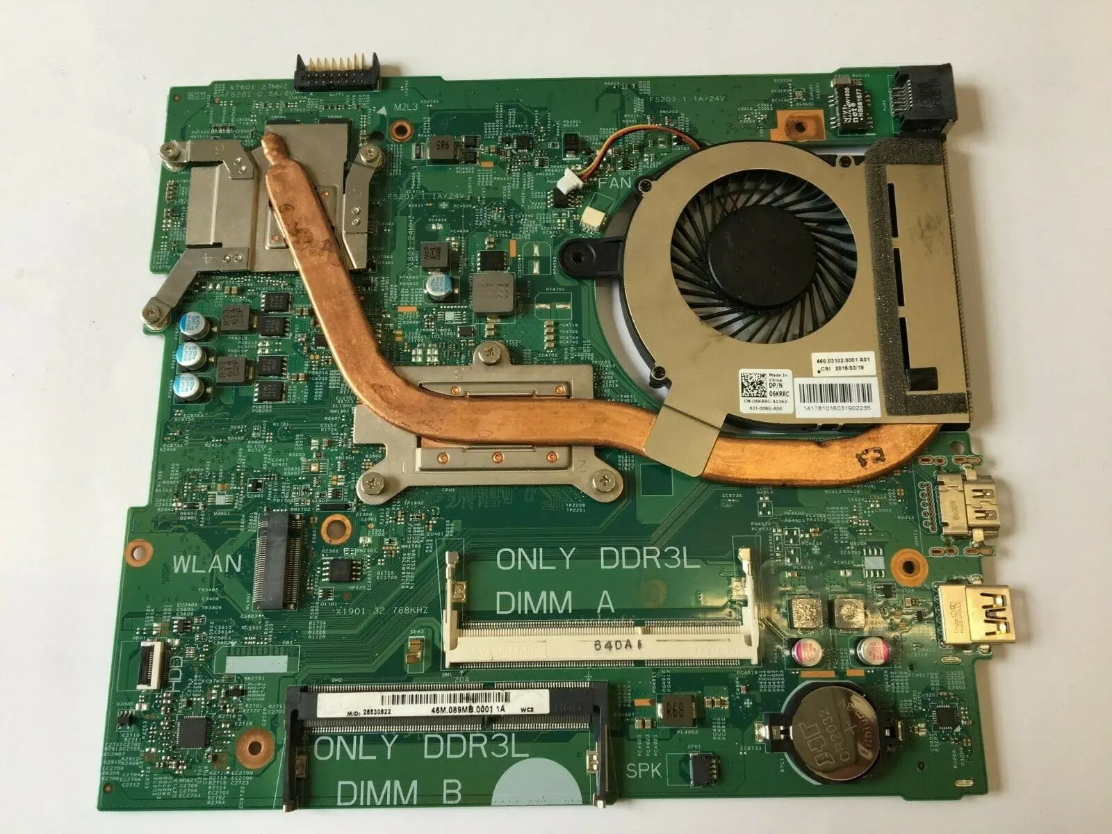 

Материнская плата для Dell Inspiron 3458 3558 GT920M 2GB I5-5200U 0NWJK1 NWJK1